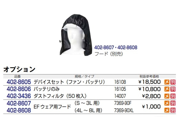 EFベスト(反射材付)　7369-16