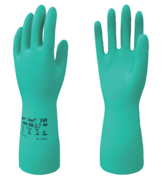 化学防護手袋　アルファテックソルベックス　M