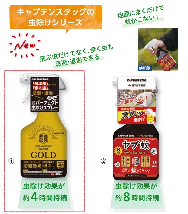 鹿番長印ノ虫除ﾊﾟｰﾌｪｸﾄｽﾌﾟﾚｰ GOLD