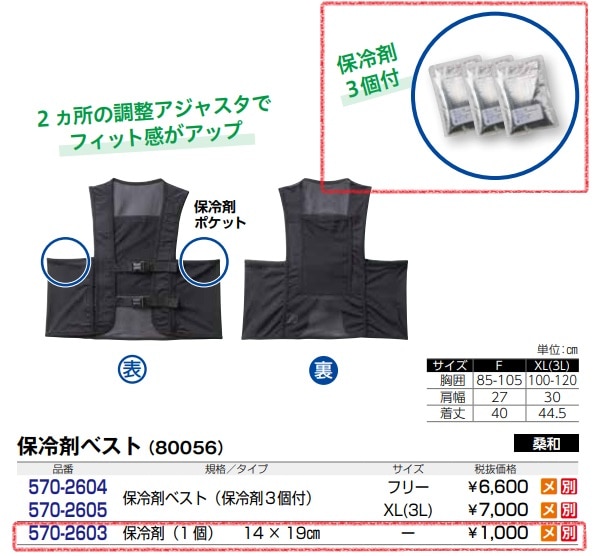 保冷剤　1個　（13003）