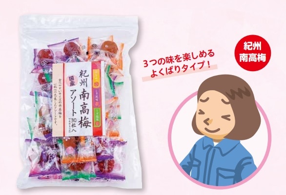 紀州南高梅　アソート　30粒入