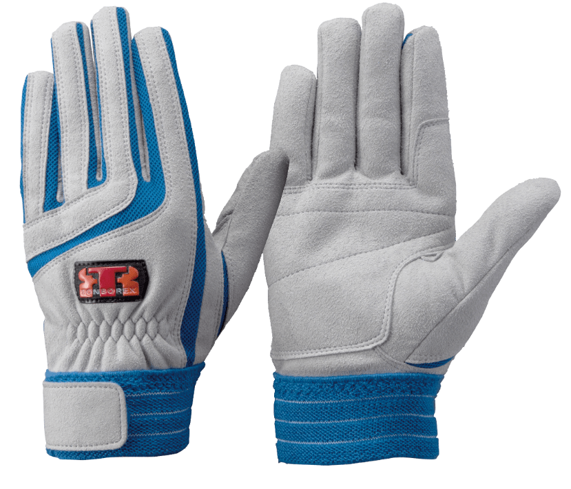 E-129BU　人工皮革　ブルー　M