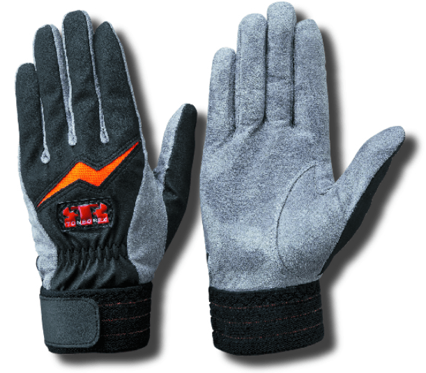 E-230BKG　合成皮革　ブラック　3L