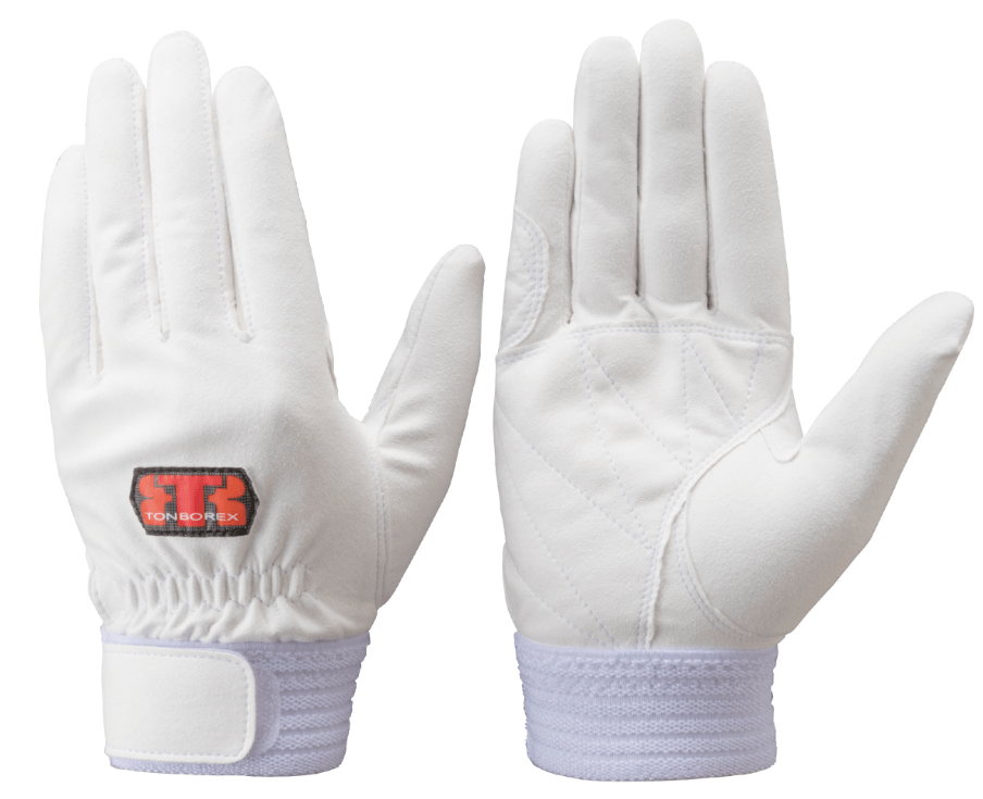 E-REX／人工皮革製手袋　ホワイト（救助技術大会・訓練用）　M