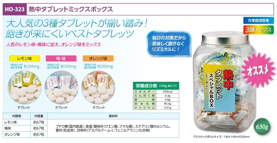熱中タブレットミックスボックス