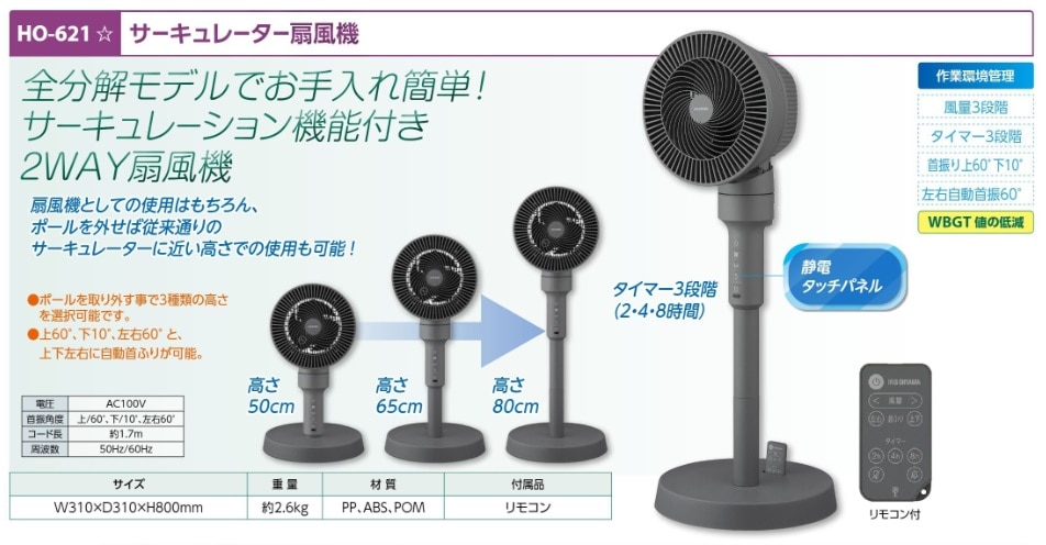 サーキュレーター扇風機