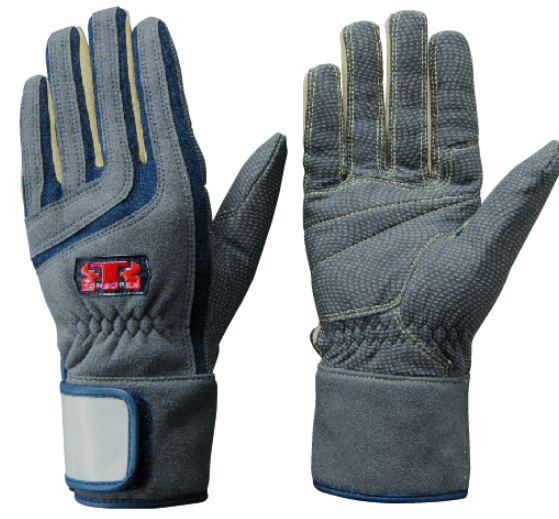 耐切創手袋／パラ系アラミド繊維製手袋　ネイビー　3L