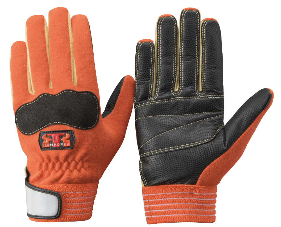 K-703HTR　耐切創手袋　オレンジ　S