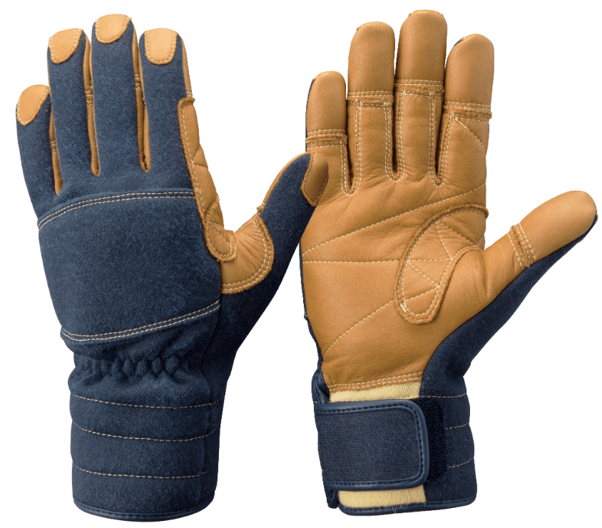 K-TFG5NV　パラ系アラミド繊維製防火手袋　ネイビー　3L