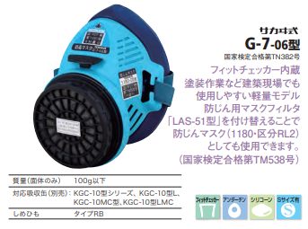 防毒マスク　サカヰ式G-7-06型