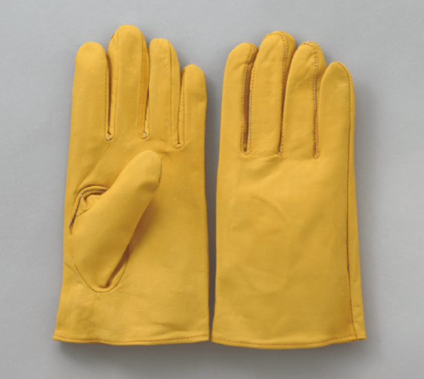 牛革クレスト手袋 丸指型