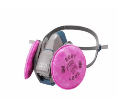 3M 取替え式防じんマスク 6500QL/2091-RL3（ミディアム1個/袋）