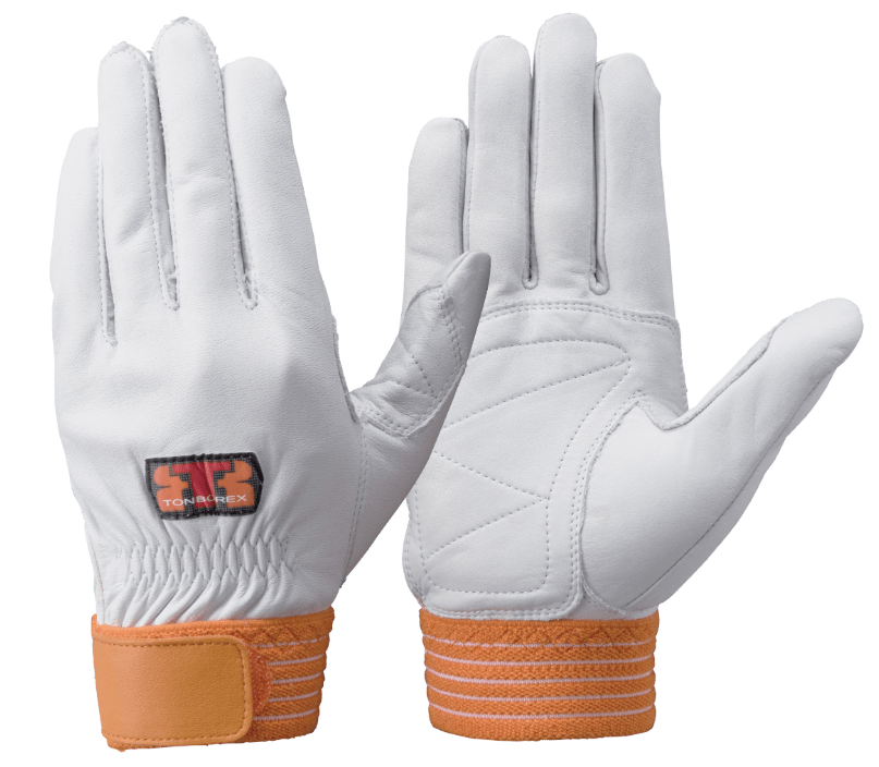 C-308R　牛革製手袋　オレンジ　3L