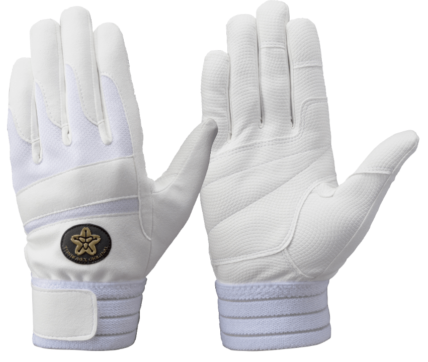 E-843WD　合成皮革（消防団マーク付）　ホワイト　L