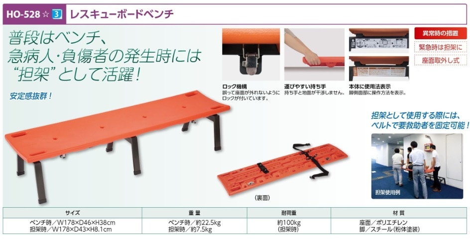レスキューボードベンチ
