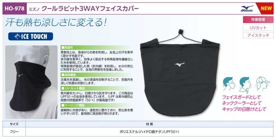 クールラビット３ＷＡＹフェイスカバー