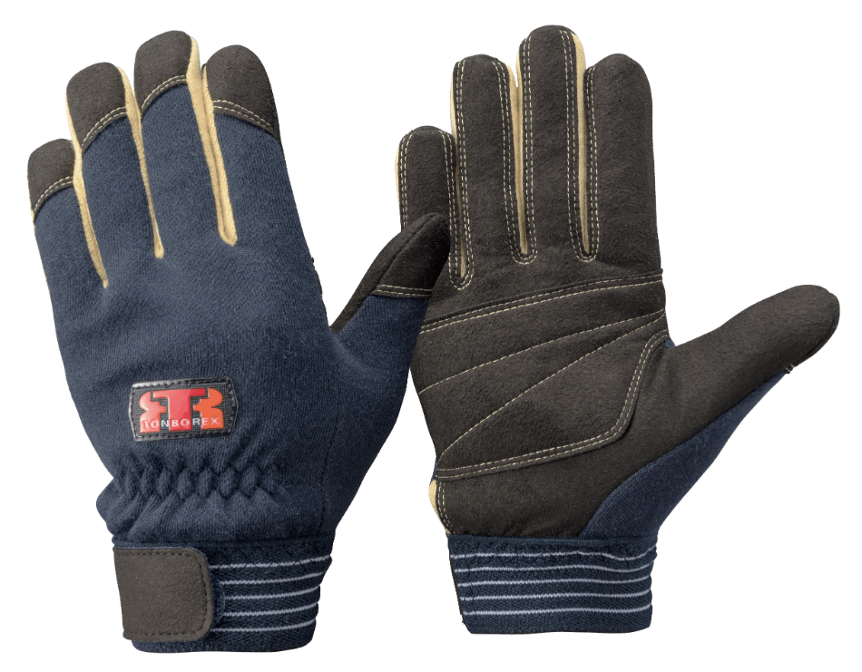 K-701NV　耐切創防寒手袋／パラ系アラミド繊維製シリーズ　ネイビー　3L