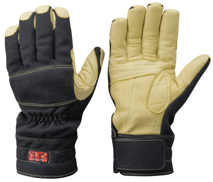 K-A175BK　パラ系アラミド繊維製防火手袋（防水タイプシリーズ）ブラック　3L