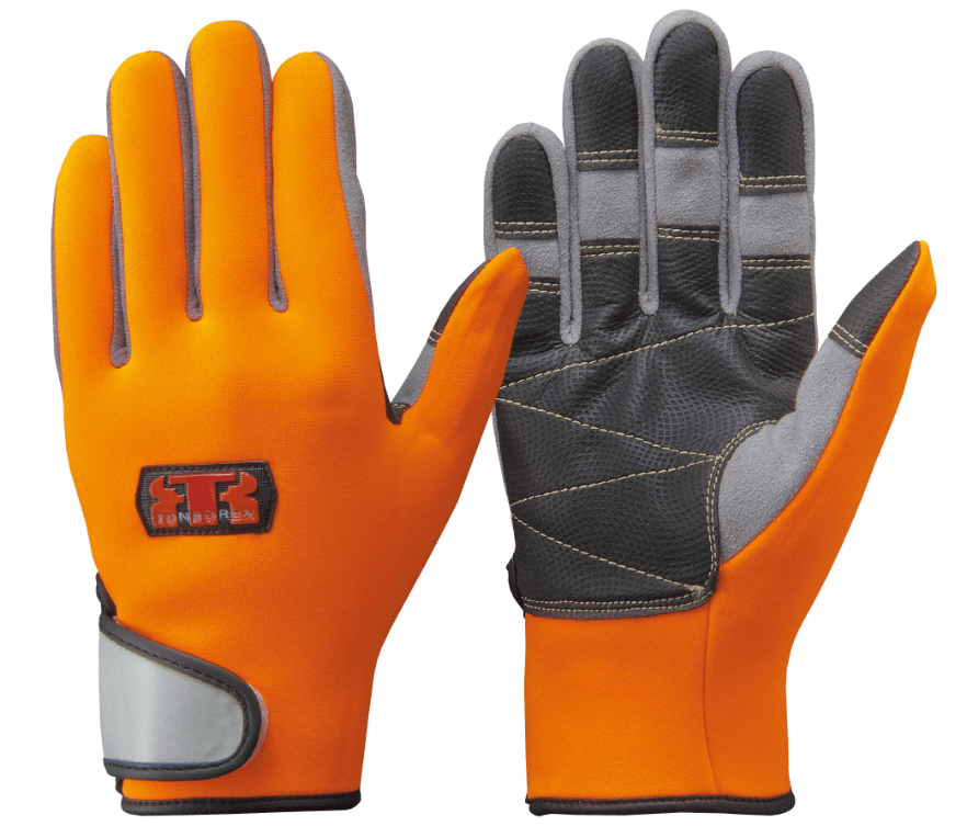 水難救助用手袋　オレンジ　L