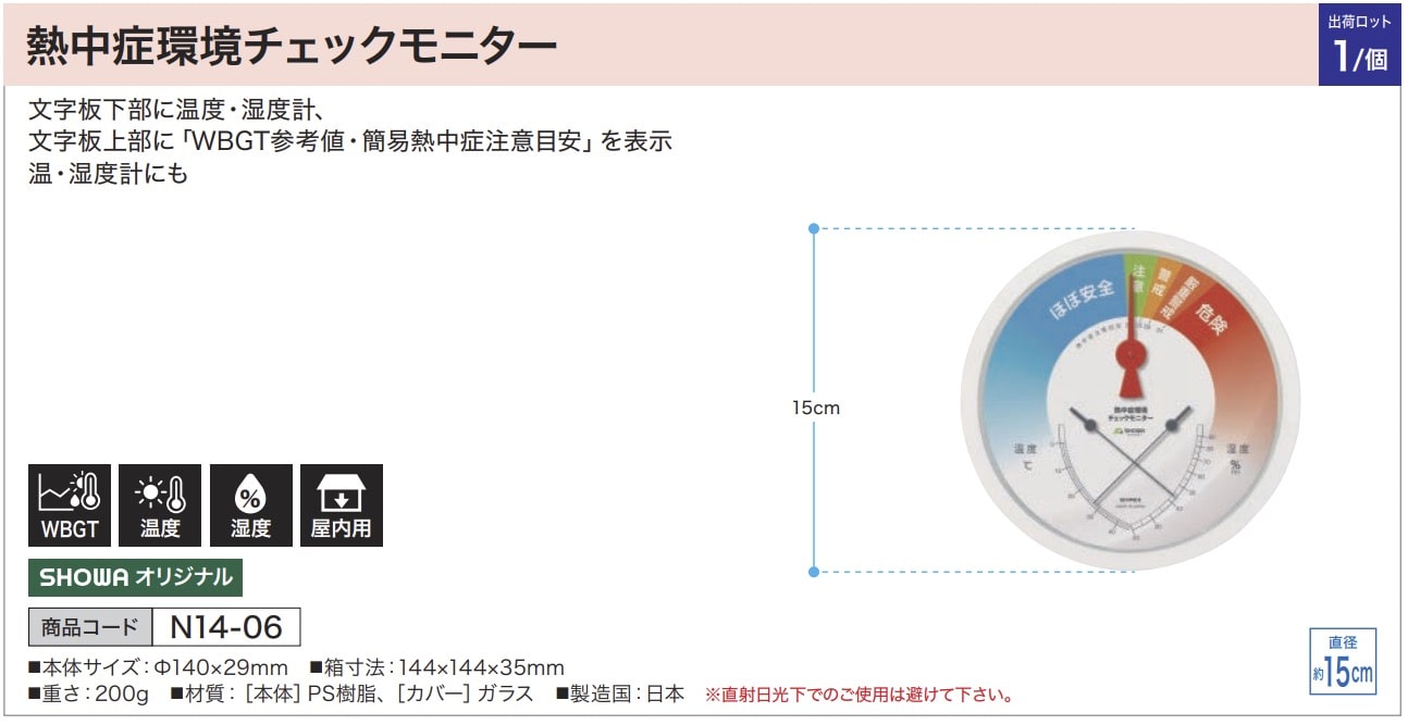 熱中症環境チェックモニター