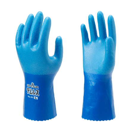 裏付手袋 テムレスNO.281 S（ブルー）