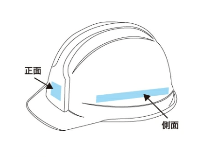 保護帽（安全帽）加工代　　パターン①